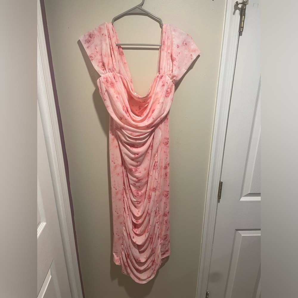 Shein Curve Off the Shoulder Bodycon Dress